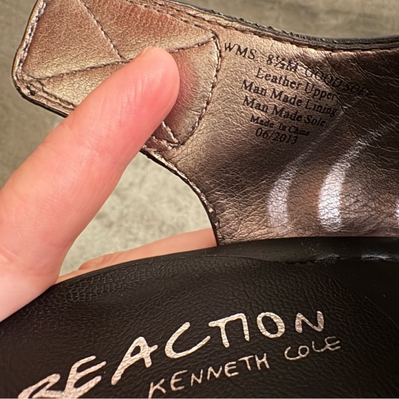 Kenneth Cole Reaction, Black Leather, Size 8.5 - Picture 8 of 11